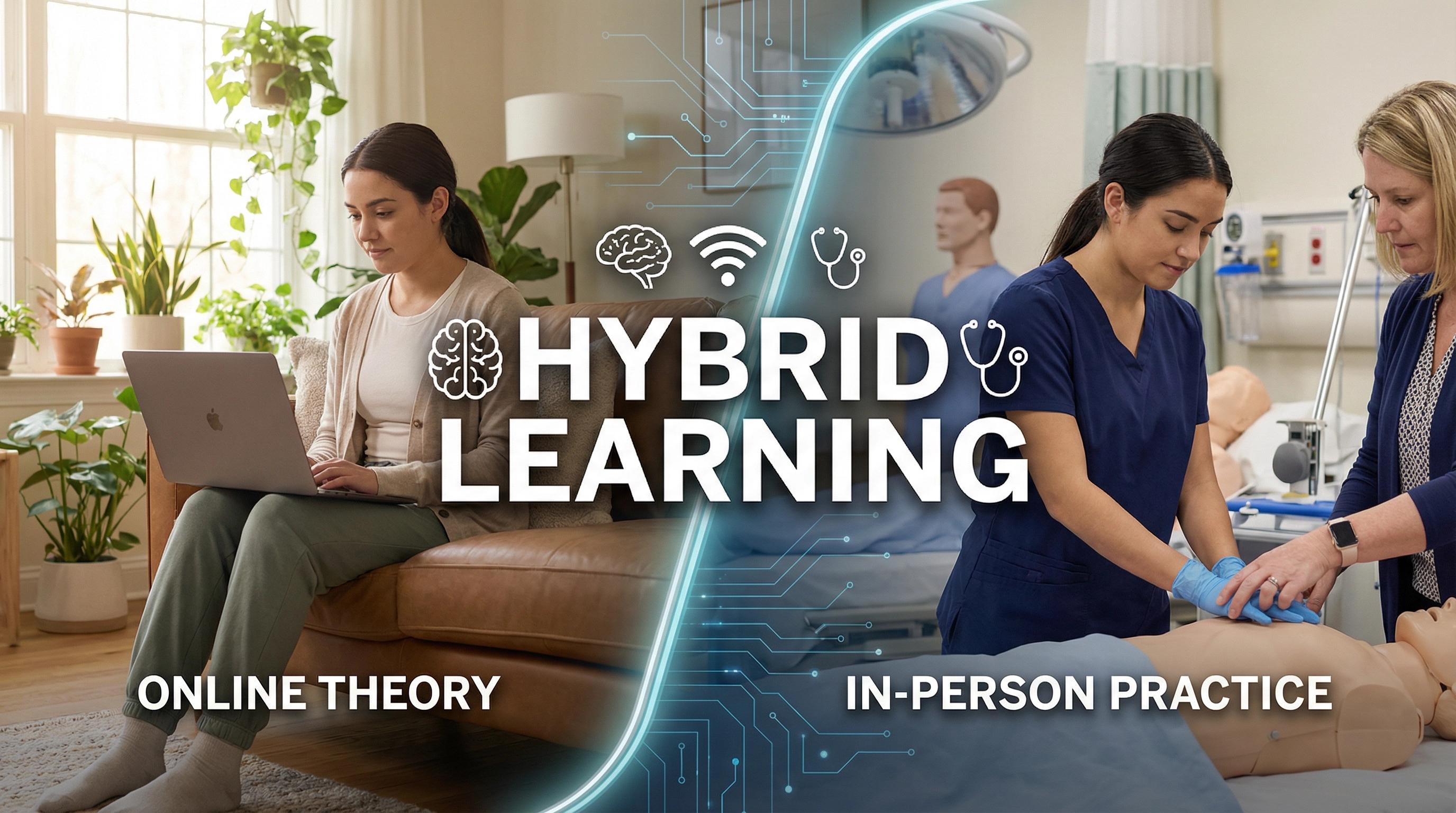 Hybrid learning model